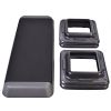 43'' Aerobic Stepper Step Cardio Fitness Exercise Adjust 4''-6''-8'' w/Risers