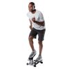 Mini Stepper with Monitor - Low Impact Black and Gray Stepper - Great Design for Working Out at Home - Stepper Machine